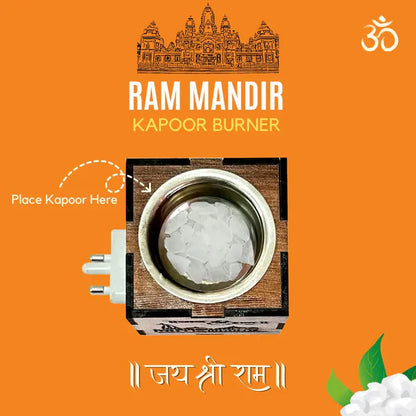 Divine Radiance: 3-in-1 Ayodhya Ram Mandir Aroma Burner & Night Lamp