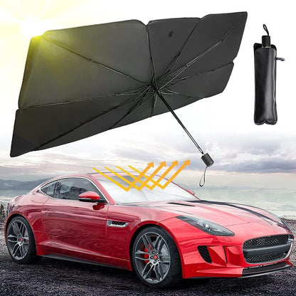 Beat the Heat: Car Windshield Sun Shade Umbrella