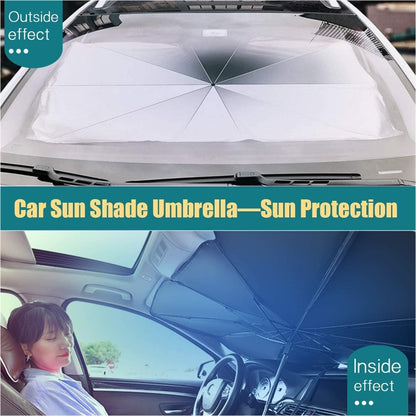 Beat the Heat: Car Windshield Sun Shade Umbrella