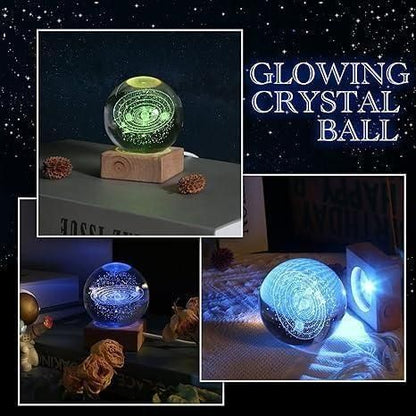 Transform Your Space: The 3D Crystal Lamp Ball (Assorted Design)