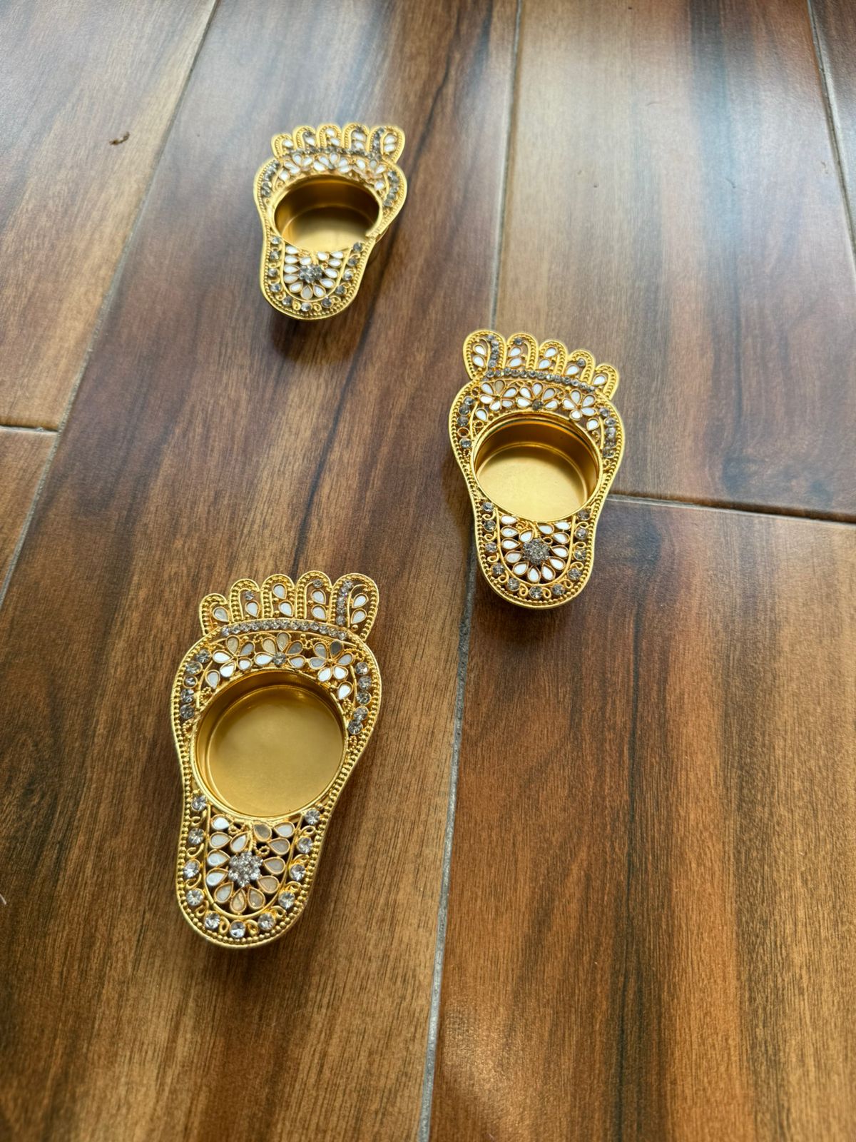 Metal Diya Golden finish