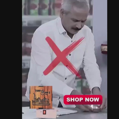 Divine Radiance: 3-in-1 Ayodhya Ram Mandir Aroma Burner & Night Lamp